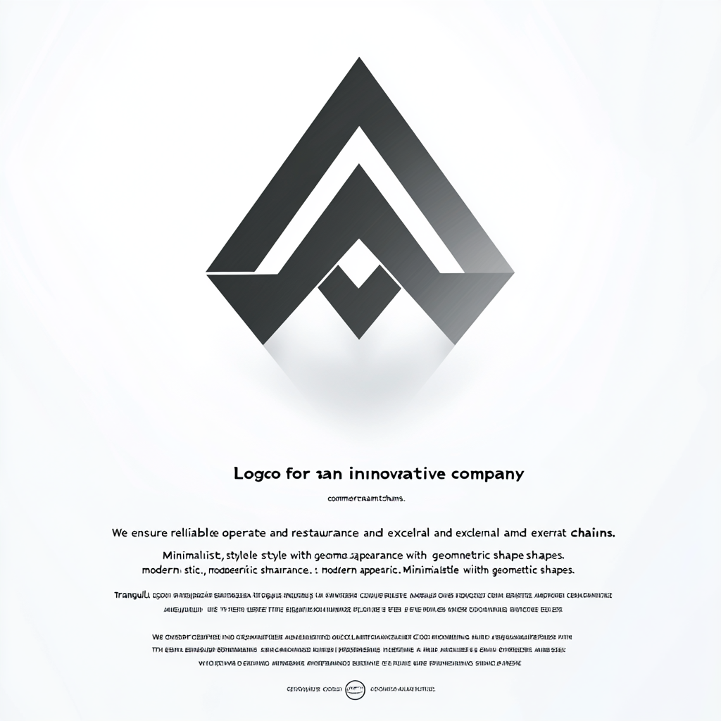 Logo for maintenance company with modern, minimalist style.