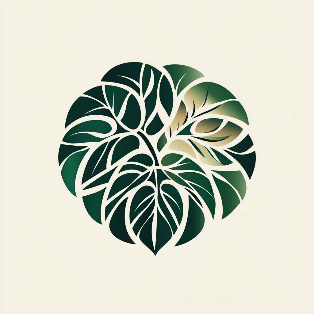 Logo: Minimalist design for Aroid Society plant enthusiasts.