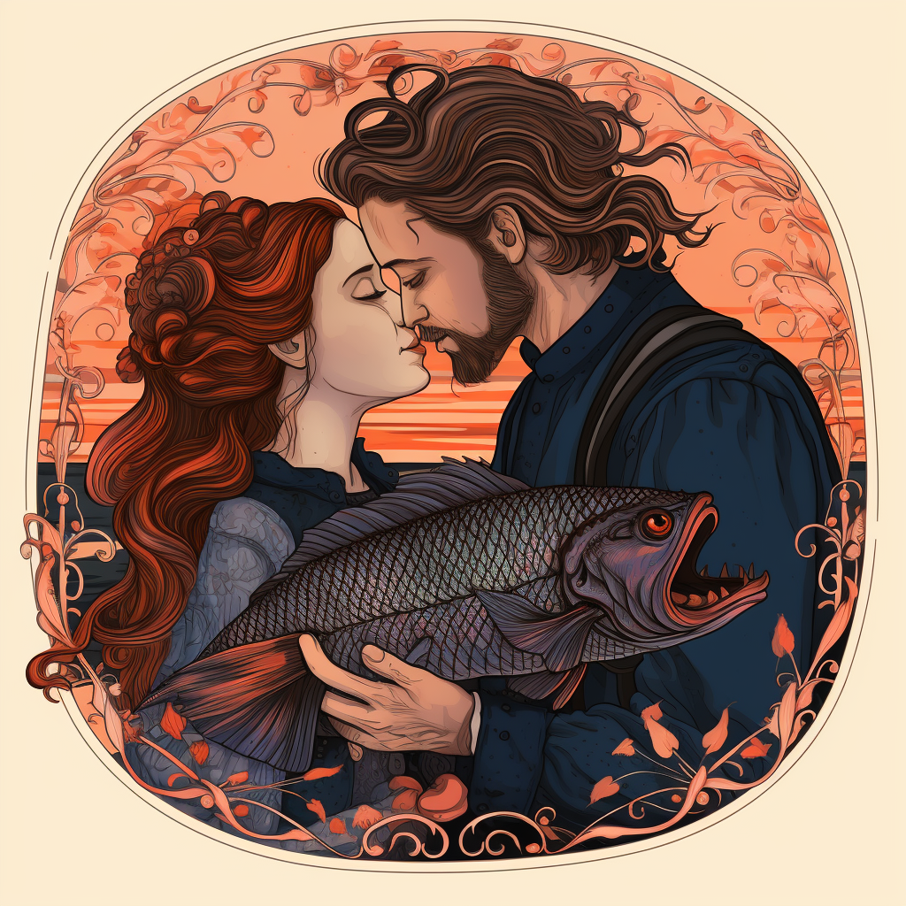 Romantic Lovers Tarot Card Artwork