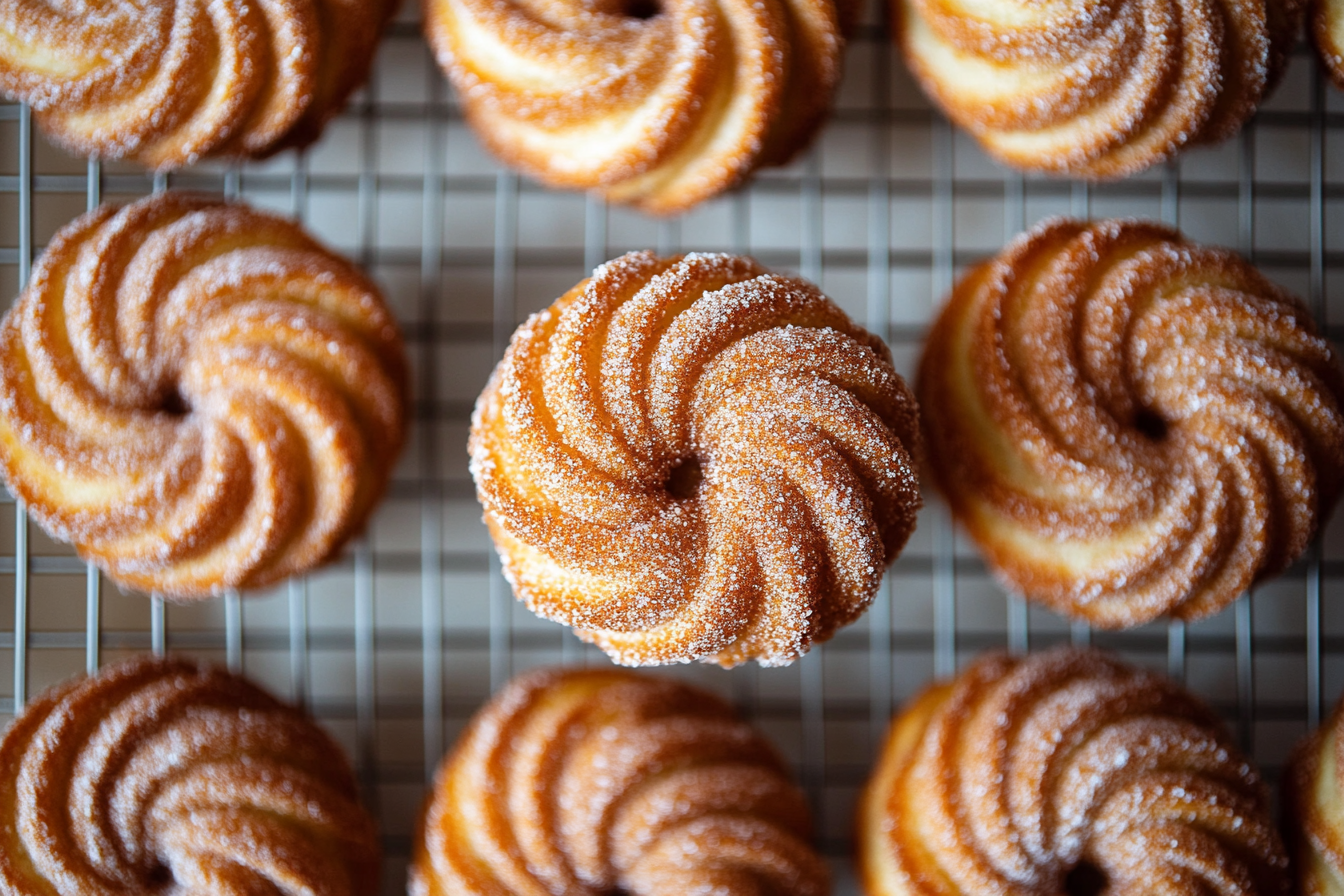 Luxurious Indulgent Cruffins with Cinnamon Sugar Coating