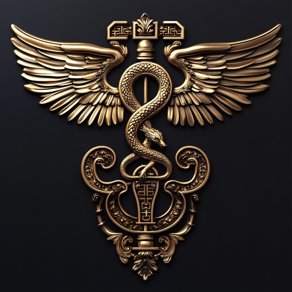 Luxurious Versace-style Logo Design for United MedTech Group