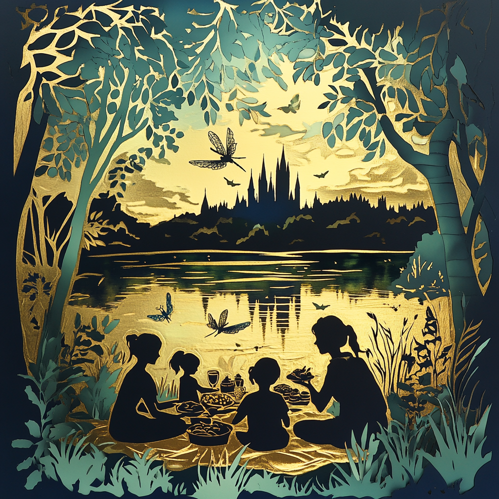 Magical Wizard Picnic by Hogwarts Lake