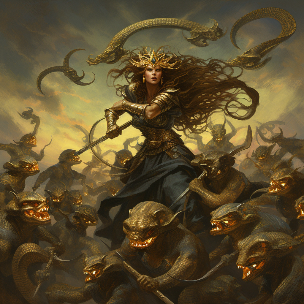 Medusa's Elite Warriors: Power of Golden Light