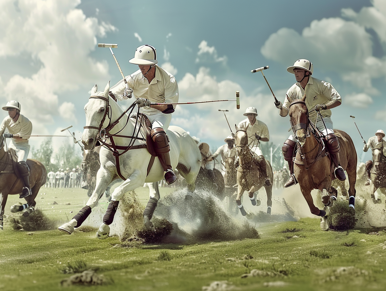 Men's Polo Game: Energetic, Traditional, Elegant Ad