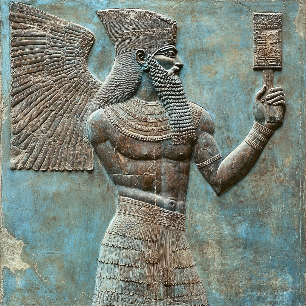 Mesopotamian inscriptions aim for accurate god Apsu representation.