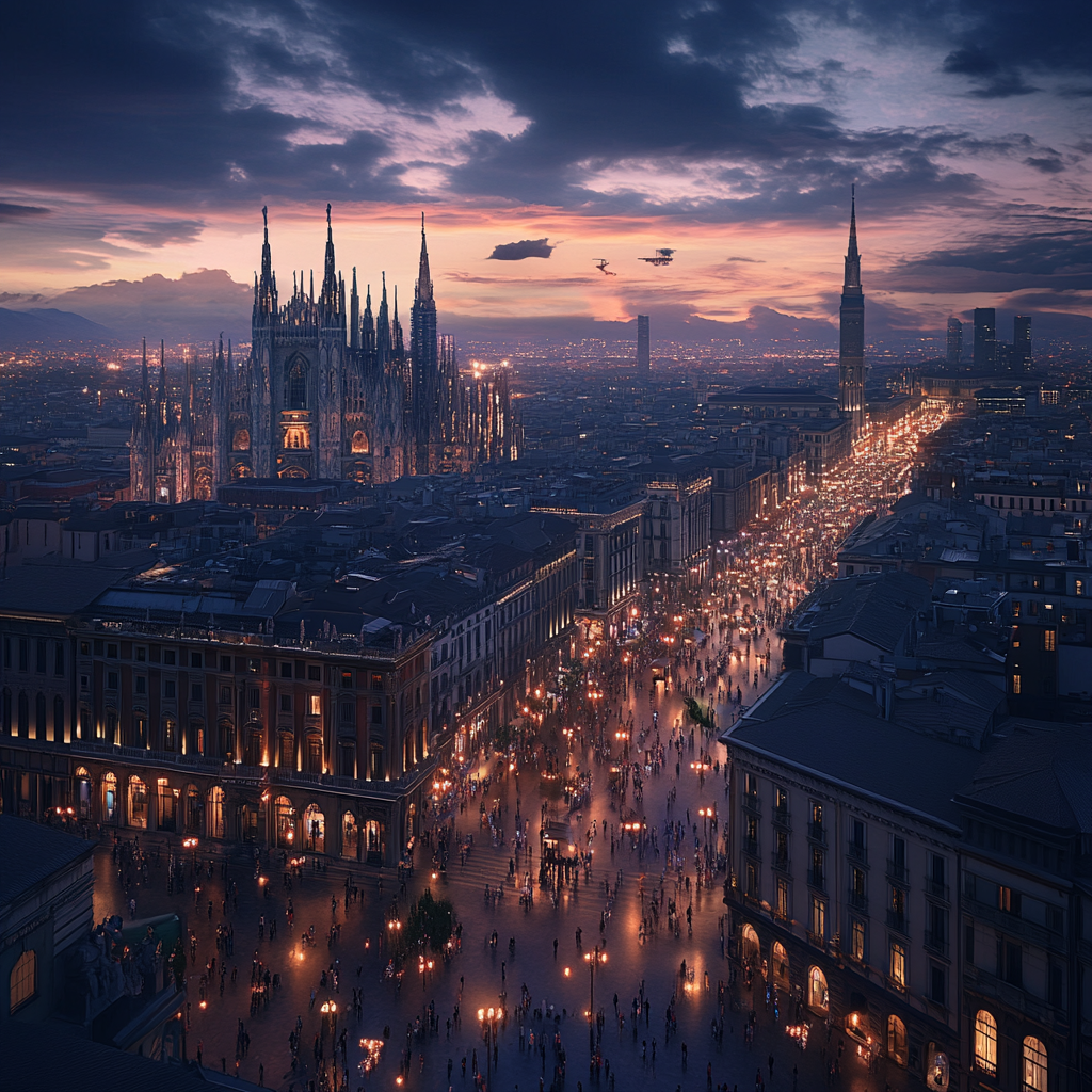 Milan in 2024 is fascinating and realistic.