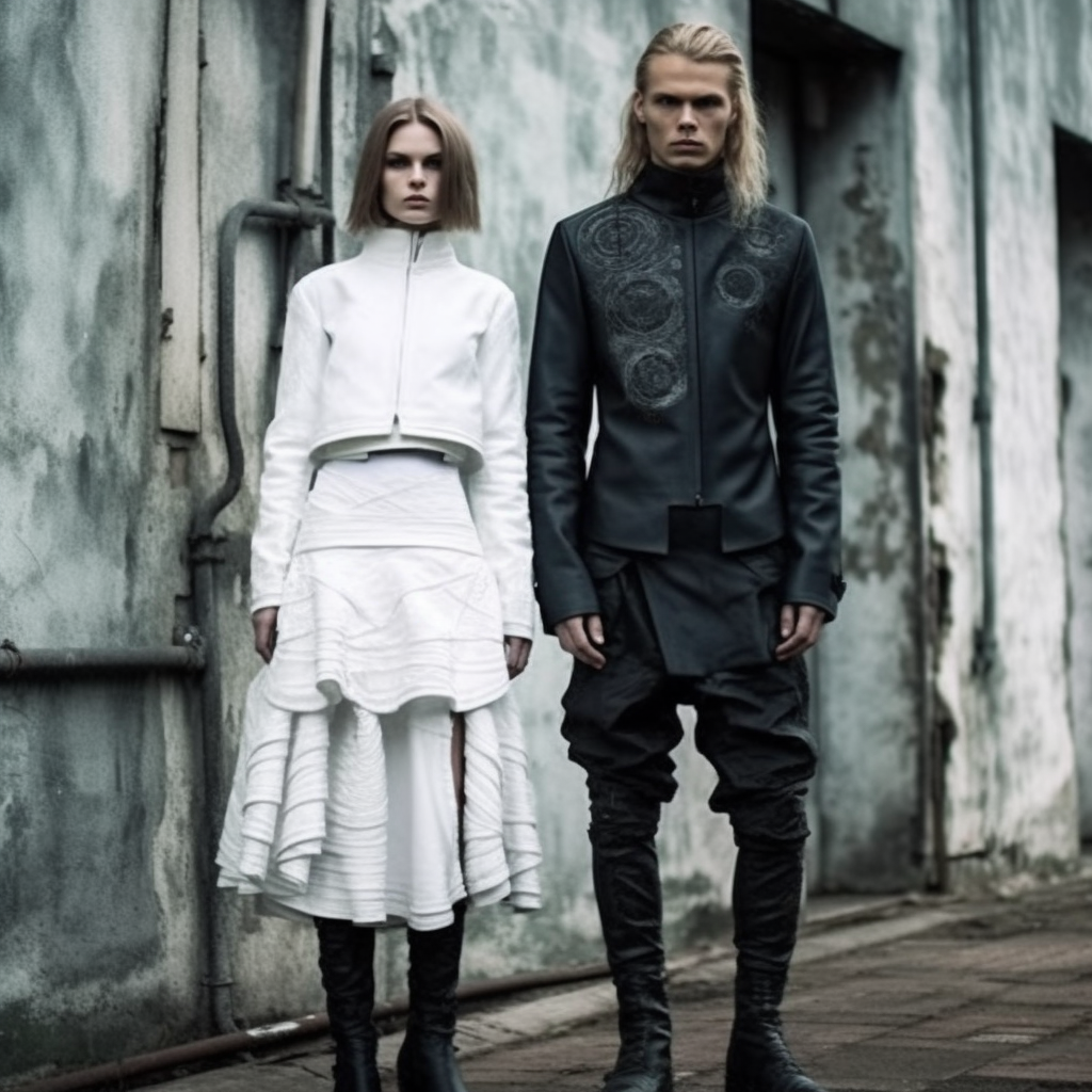 Stylish Slavic and Balkan Inspired Minimal Embroidery Outfit