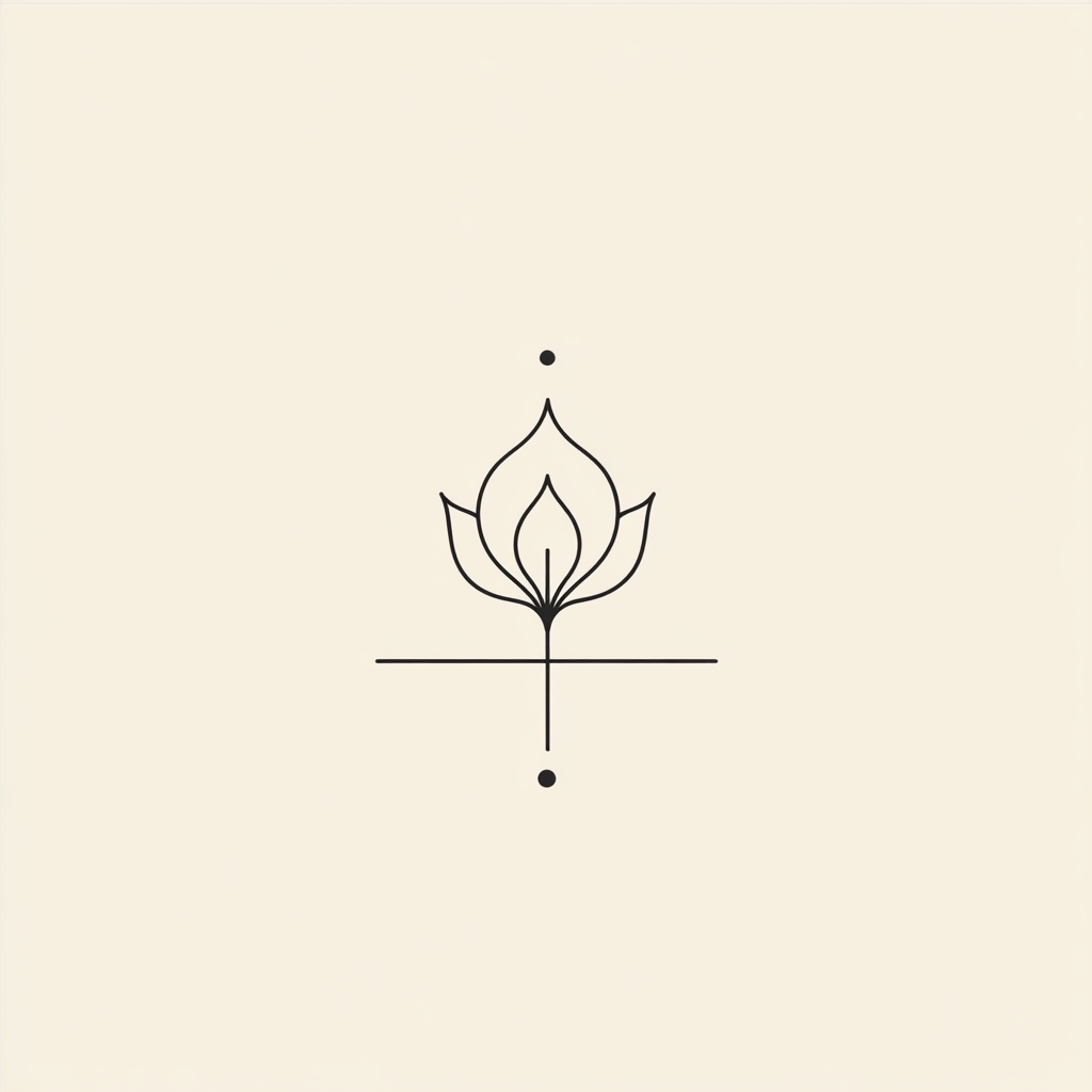 Minimalist healing crystal logo design like Gucci, YSL, Balenciaga.