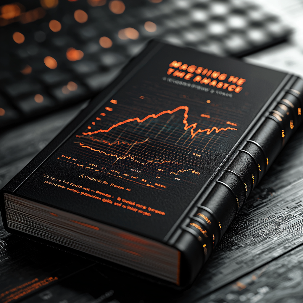 Modern 3D Book Cover Mockup for Stock Trading Guide