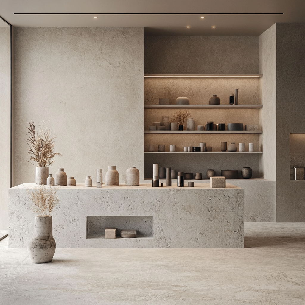 Modern Accessories Store: Sleek, Sophisticated, Minimalist Design