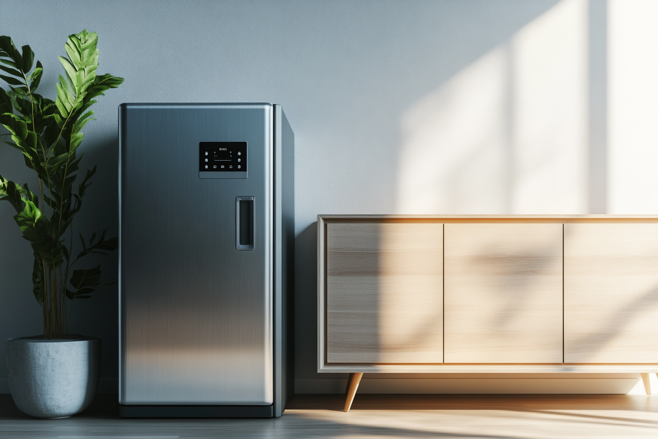 Modern Safe in Living Room with Cabinet