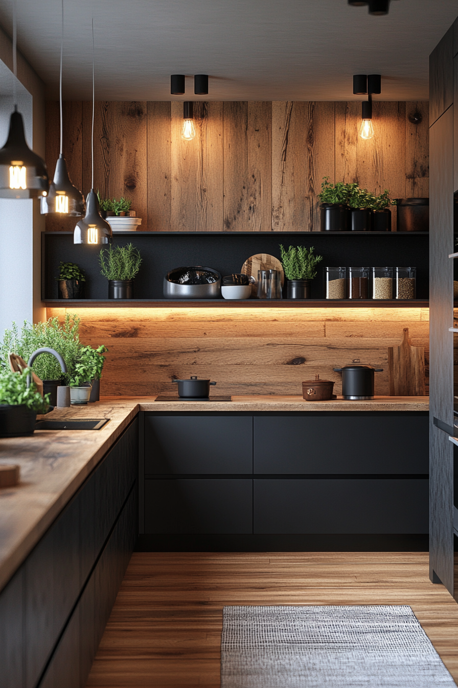 Modern Scandinavian Kitchen Design with Natural Materials