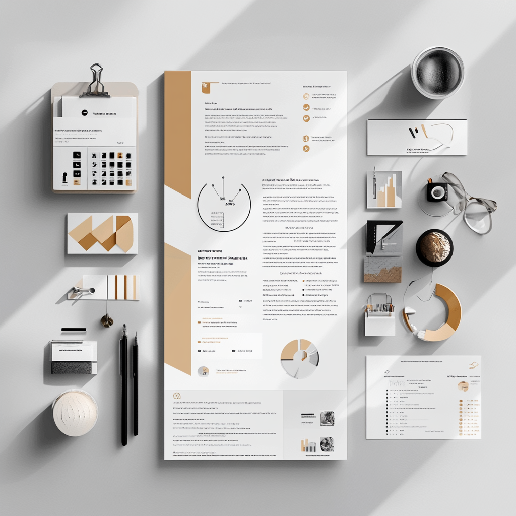 Modern professional resume design