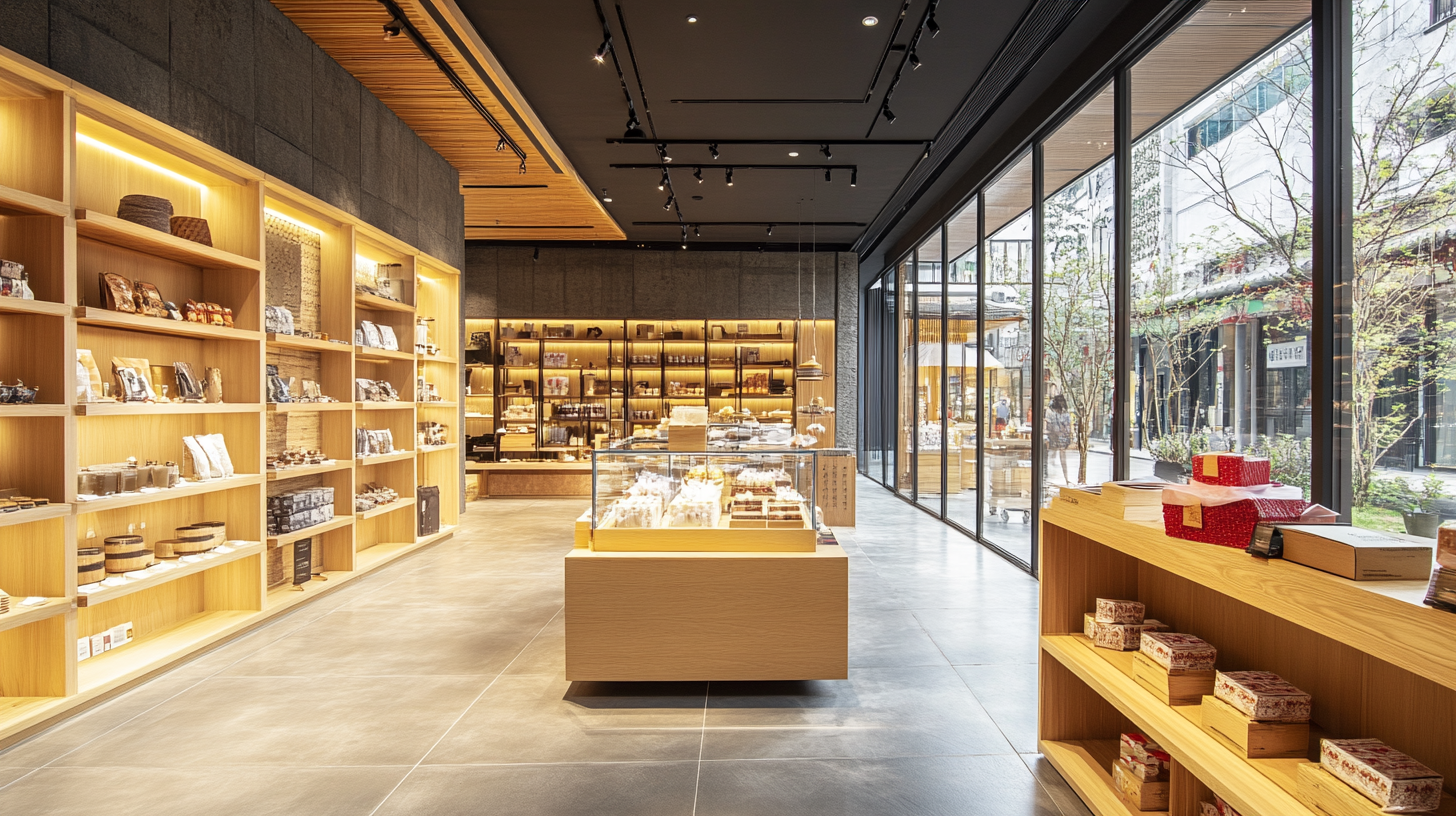 Modern retail stores in Taiwan: Elegant and spacious