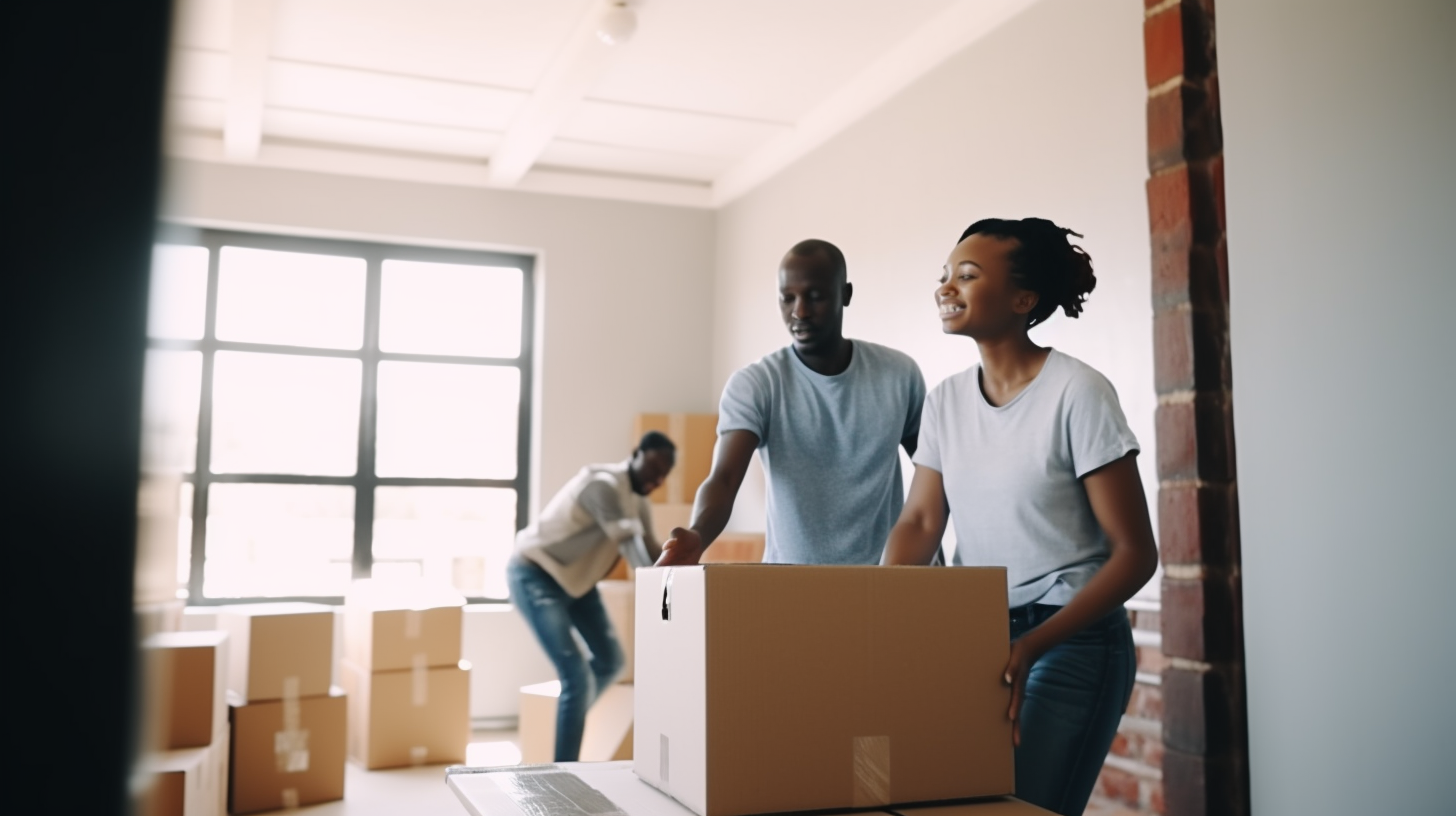 Moving Day in South Africa: Happy Couple Settling In