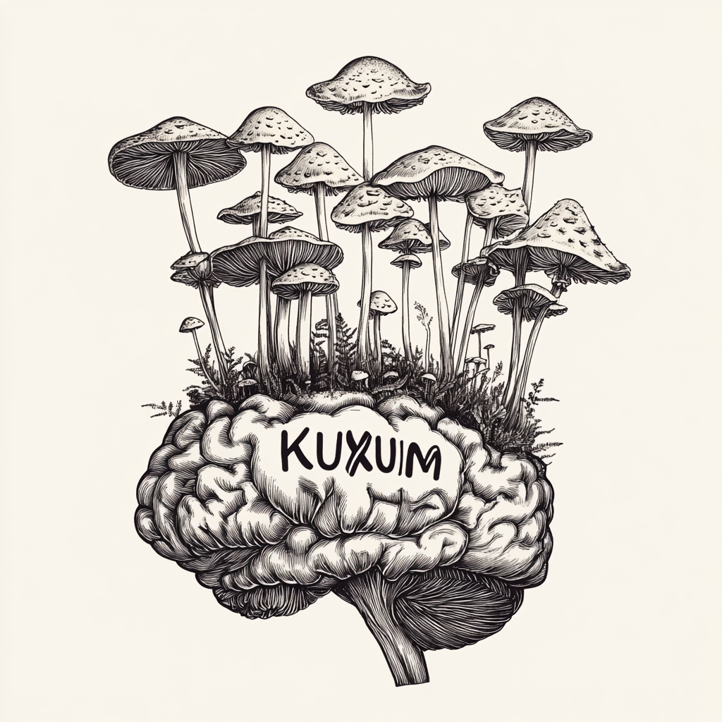 Mushroom Mind: The Magical Kuuxum Brand Logo