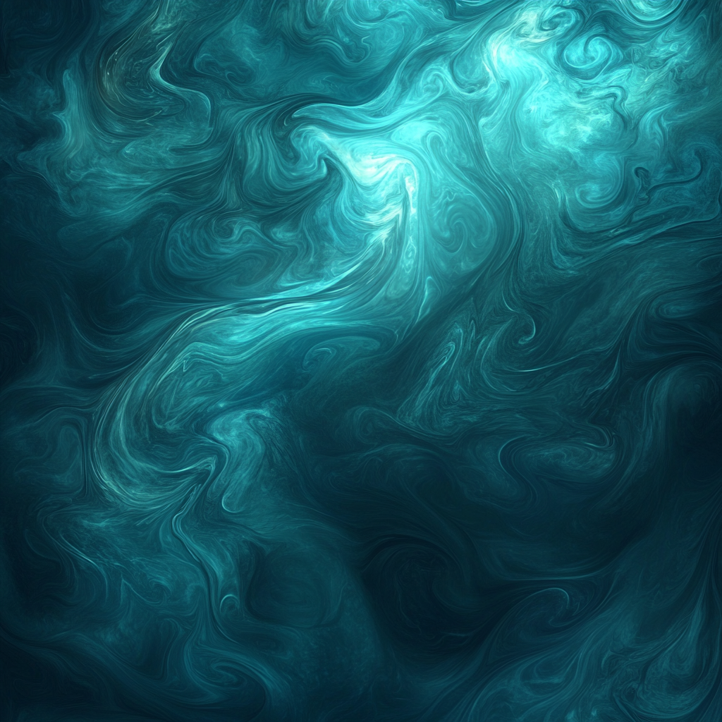 Mystical ocean background with swirling water patterns