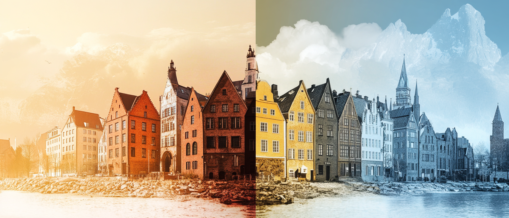 Nordic Urban Development Evolution Timeline Graphic - AR 7:3