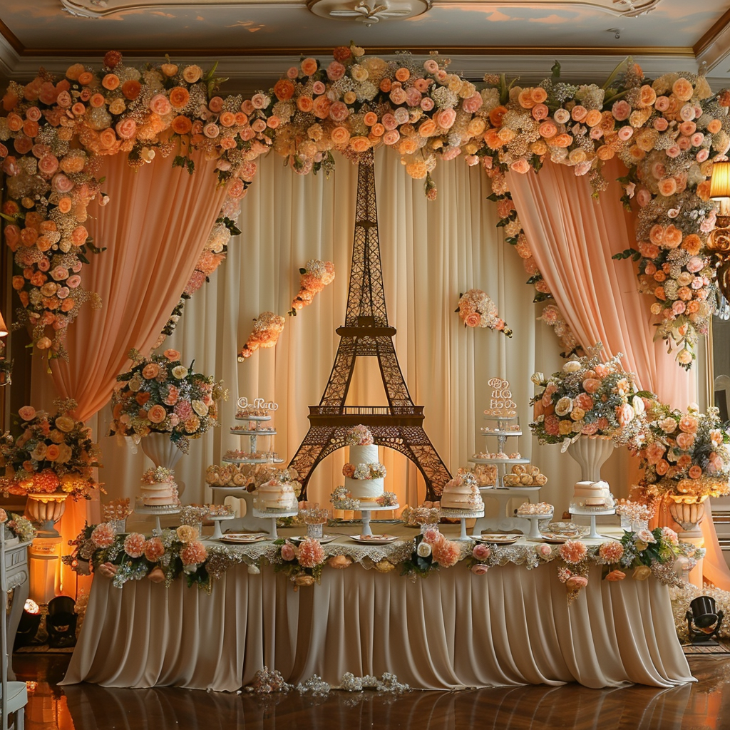 Paris-themed First Birthday Party with Decorated Venue