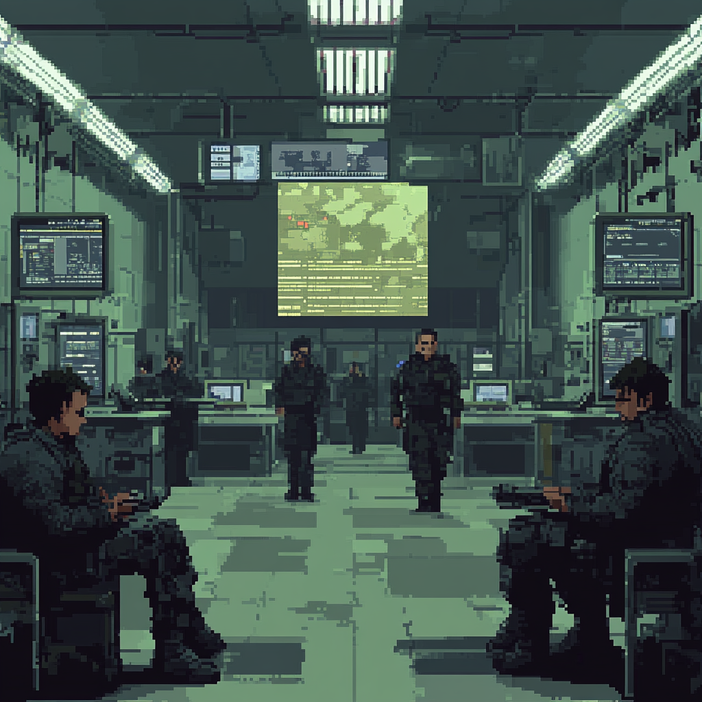 Pixelated Nintendo DS-style District 13 image with people's lives