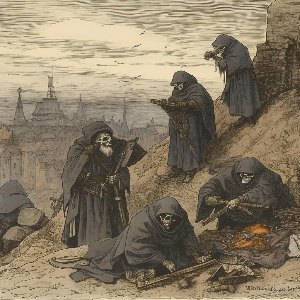 Plague pandemic killed millions in medieval Europe.