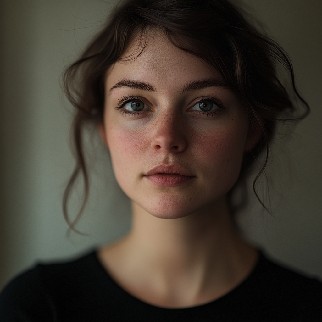 Portrait of 28-year-old woman, Nikon Z7 II, 50mm lens