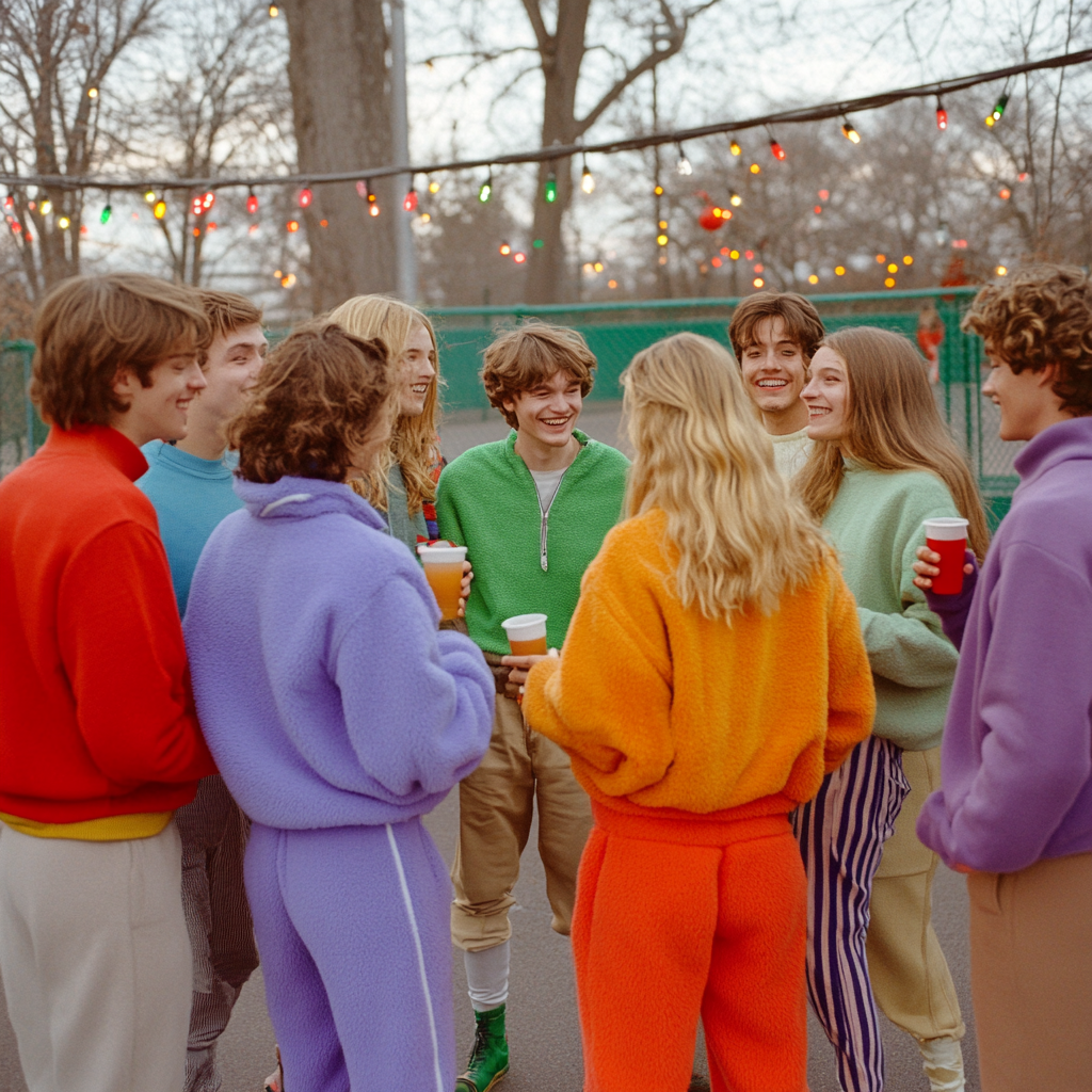 Preppy Homecoming Gathering at Pickleball Court