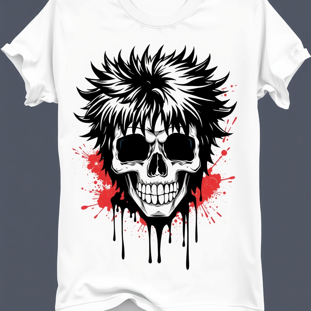 Punk Style Print Design Sample AI Image