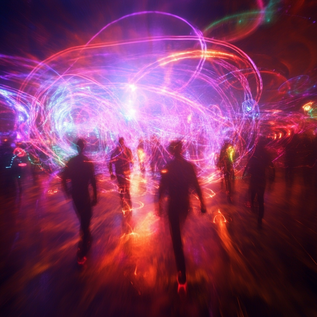 Quantum Party: Electrons, Dance Moves, DJ Effectiveness