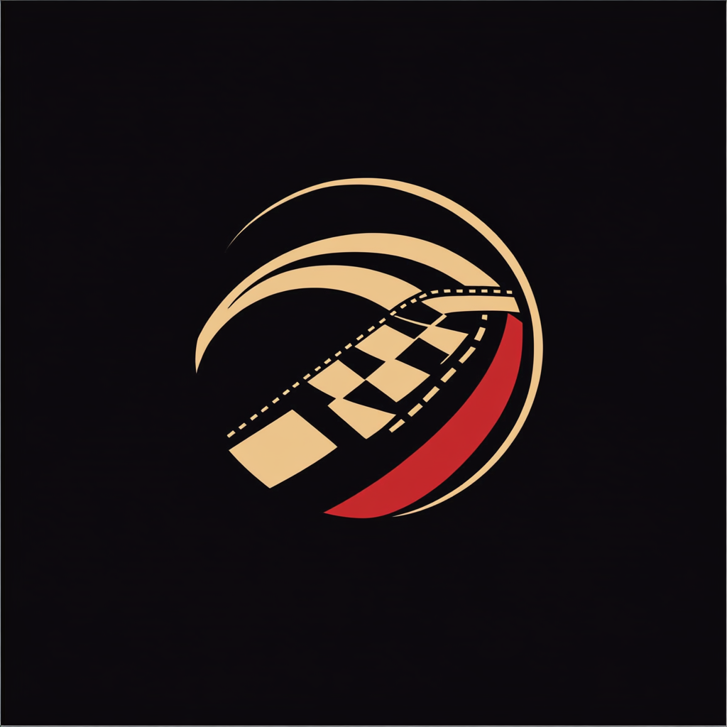 RC Upscale Lounge: Vintage Racing-Themed App Logo