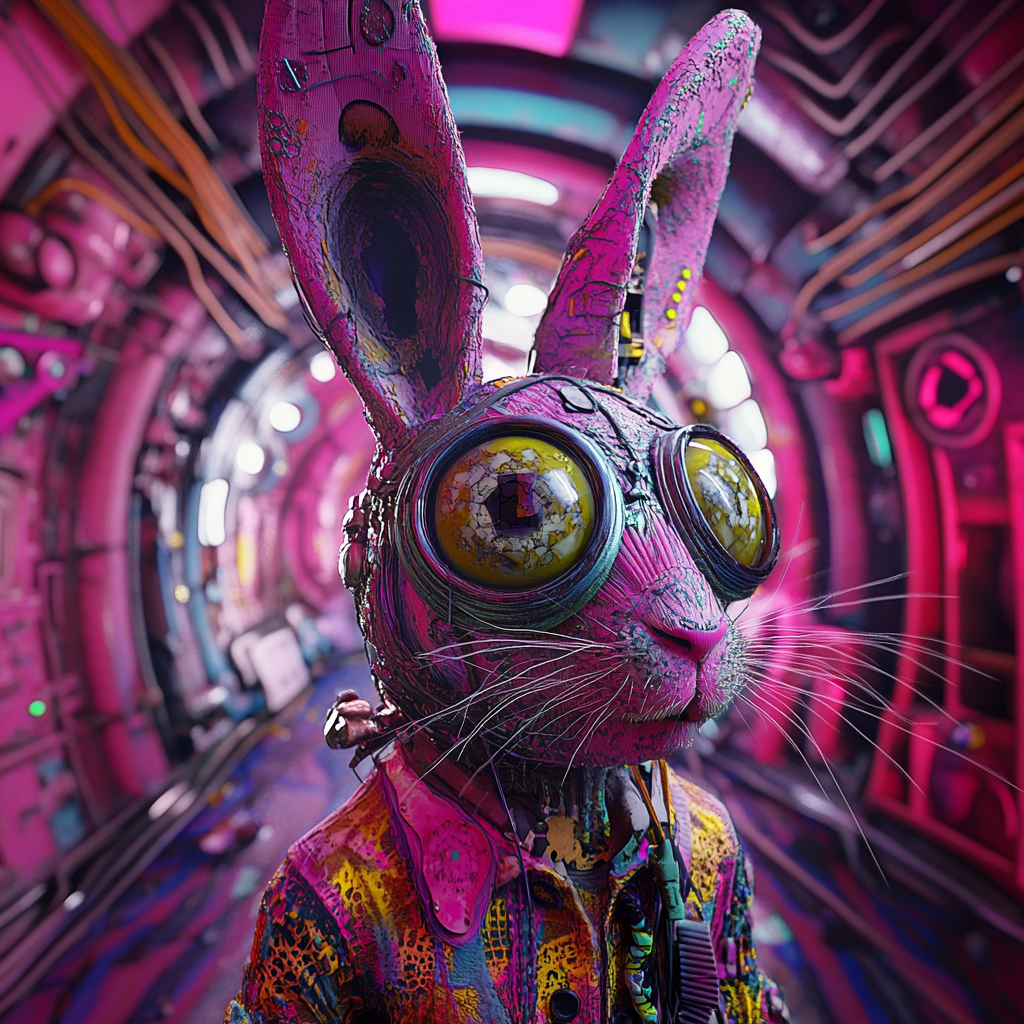 Rabbit Hole Hippie Cyborg Punk Network