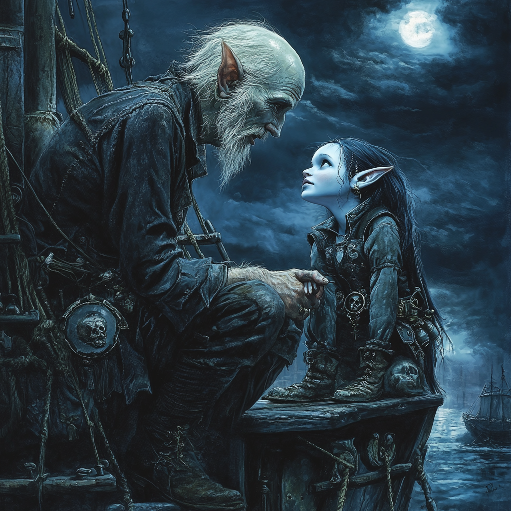 Realistic Alan Lee Style Gothic Fantasy Art 