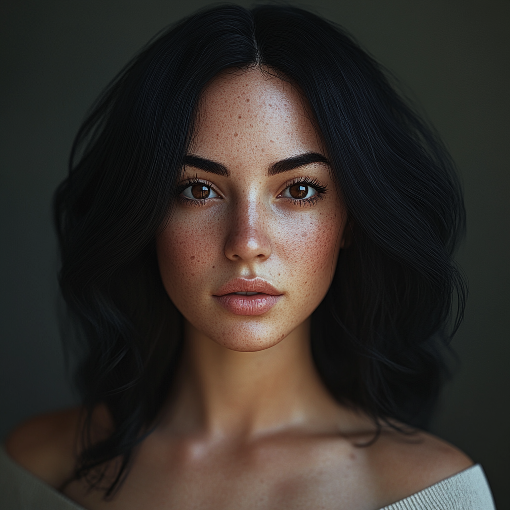 Realistic Portrait: Hispanic Woman, 28, Canon EOS, Ultra-HD