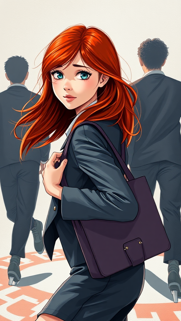 Realistic Teenage Russian Student Book Cover Illustration