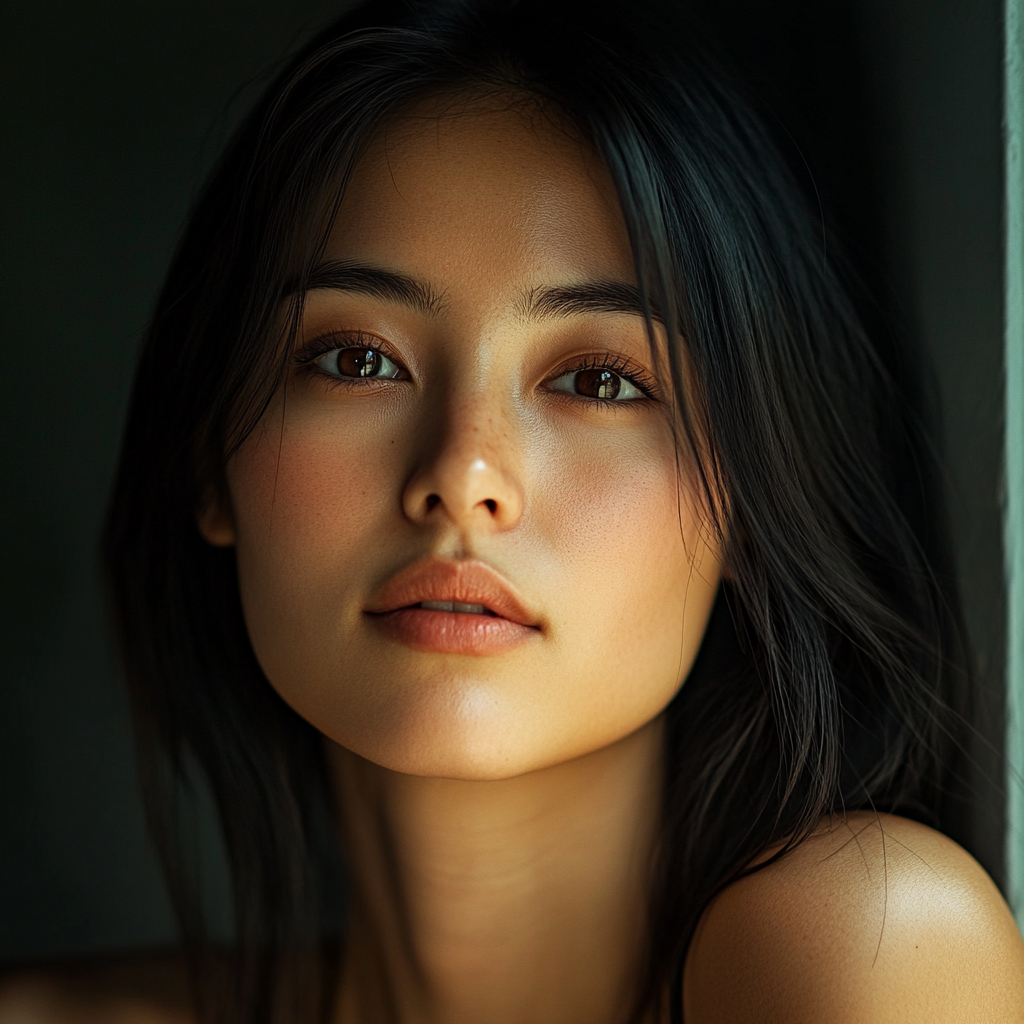 Realistic portrait of 28-year-old woman - Canon EOS 5D Mark IV