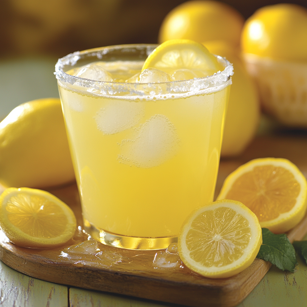 Refreshingly tangy Lemonade Concentrate with zest and sweetness.