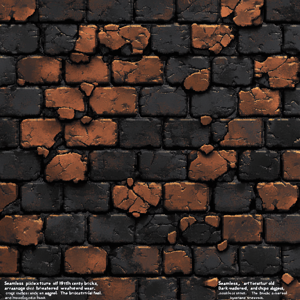 Rugged old brick texture for coal mine entrance