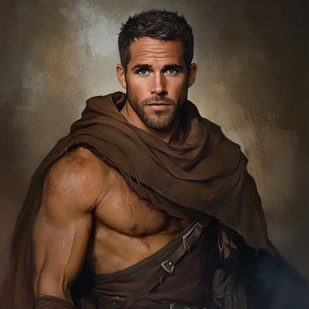 Ryan Reynolds portraying a humble monk in Dungeons and Dragons.