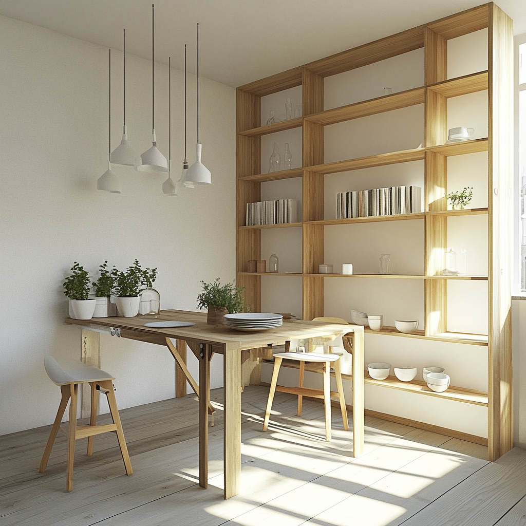 Scandinavian design: items adapt to changing tenant needs efficiently.