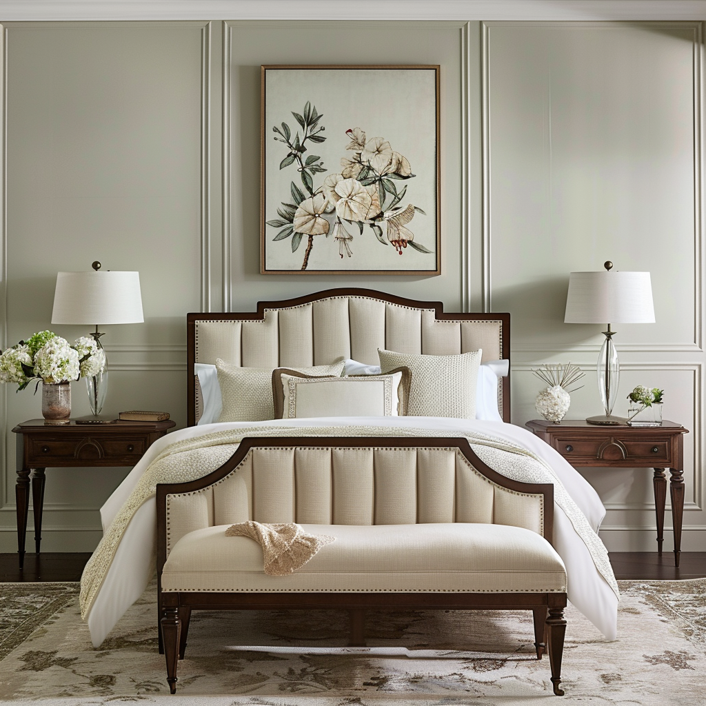 Serene Luxury Bedroom with Elegant Design