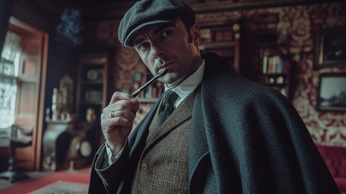 Sherlock Holmes in 19th Century London Room