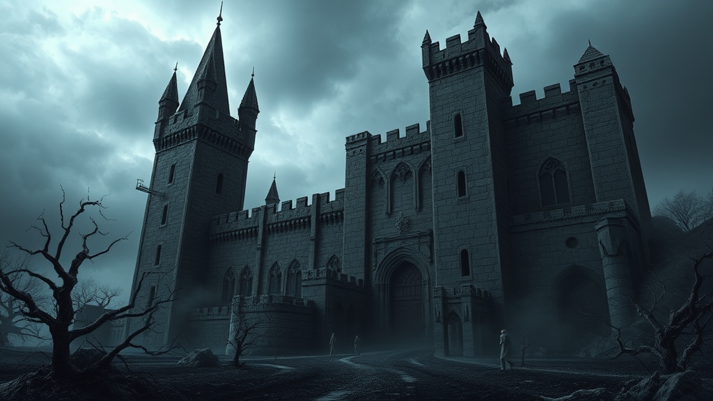 Sinister, abandoned castle in A Song of Ice and Fire.