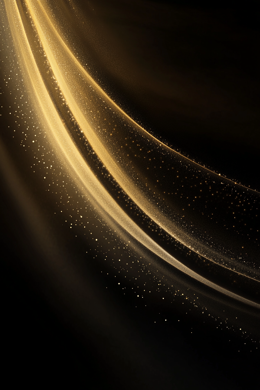 Smooth gradient from dark black to bright gold hues.