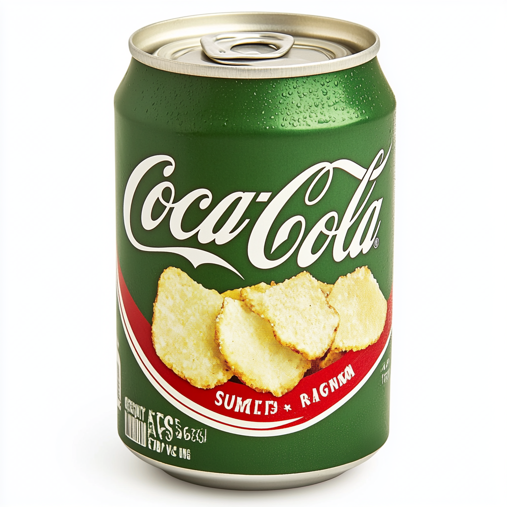 Sour Cream & Onion Coca Cola Can Image.