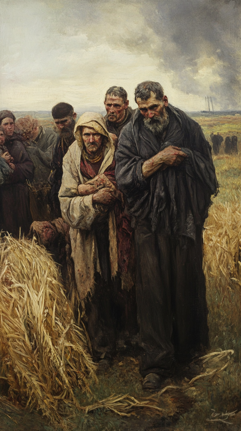 Soviet Farmers in 1930s: Starvation in Russian Village