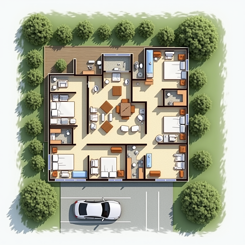 Spacious Ground Floor House with Five Bedrooms