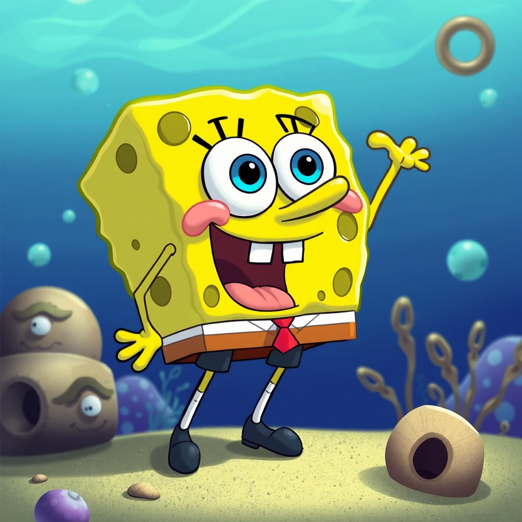 SpongeBob SquarePants Cartoon Character Illustration