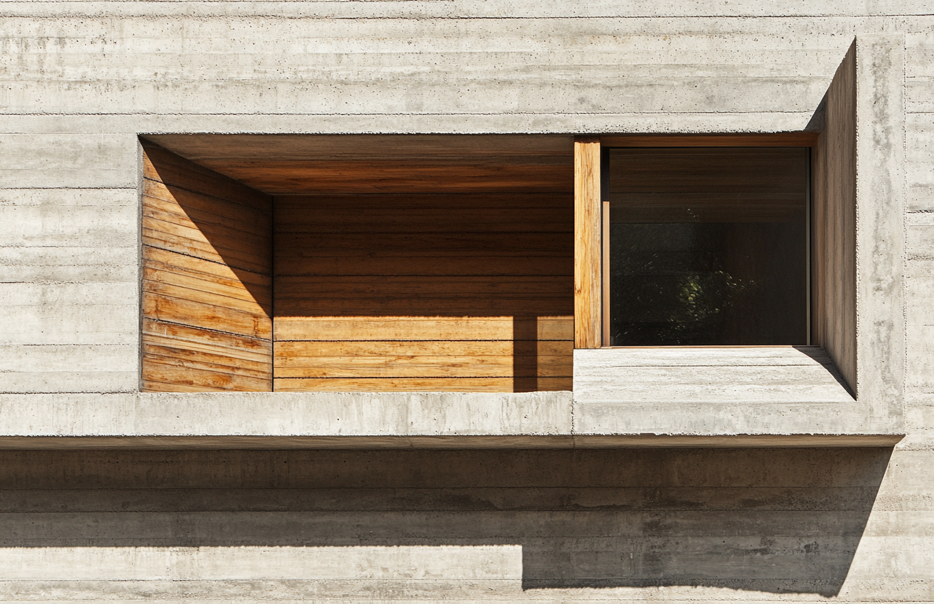 Steven Holl's Iconic Simple Concrete Facade