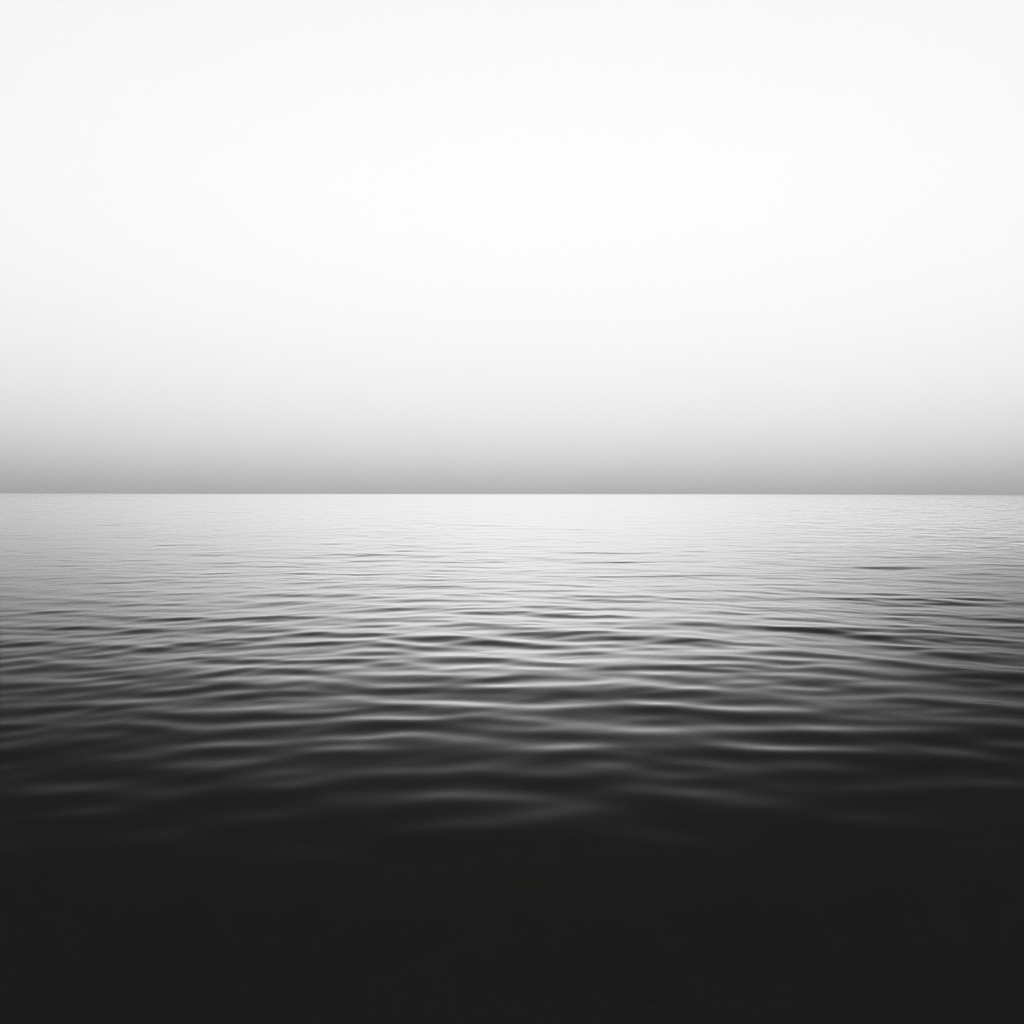 Stunning water reflection on gradient studio background beauty contrast calm.