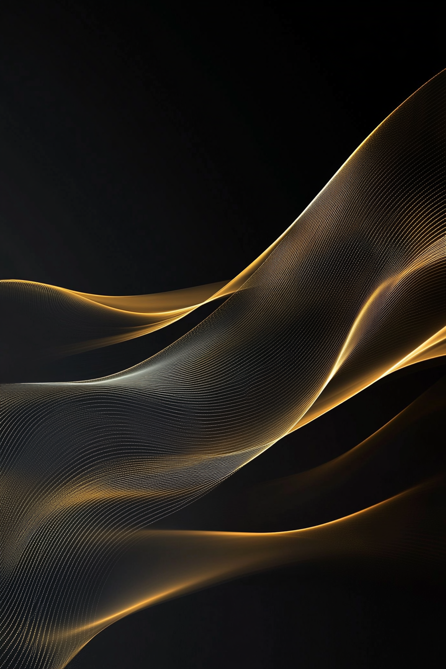 Subdued and elegant dark background with subtle gold gradient.